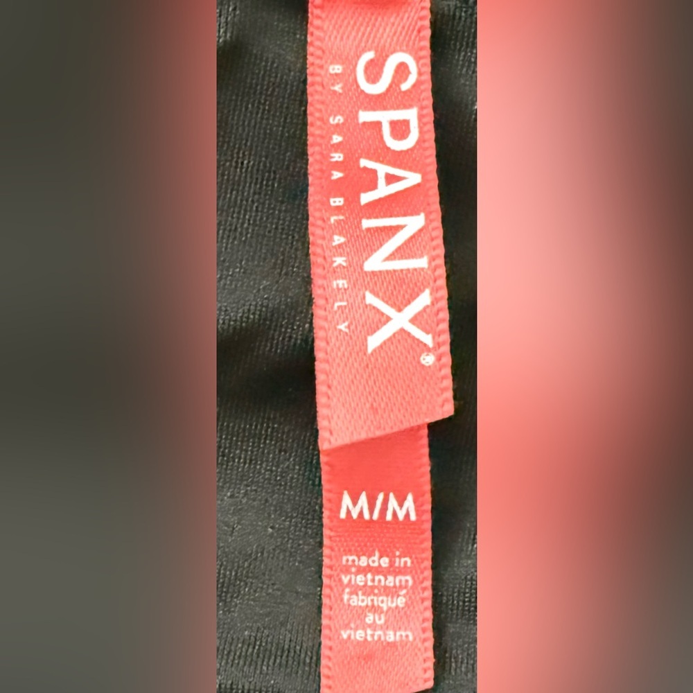 Spanx Faux Leather Full Length Leggings With Shaping Waistband Size Medium - Picture 9 of 13